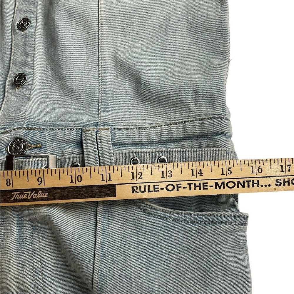 Current Elliot Jumpsuit Womens Sz 3 The Zenith Denim Wide Leg Lightwash Nwt $368 - Picture 8 of 12